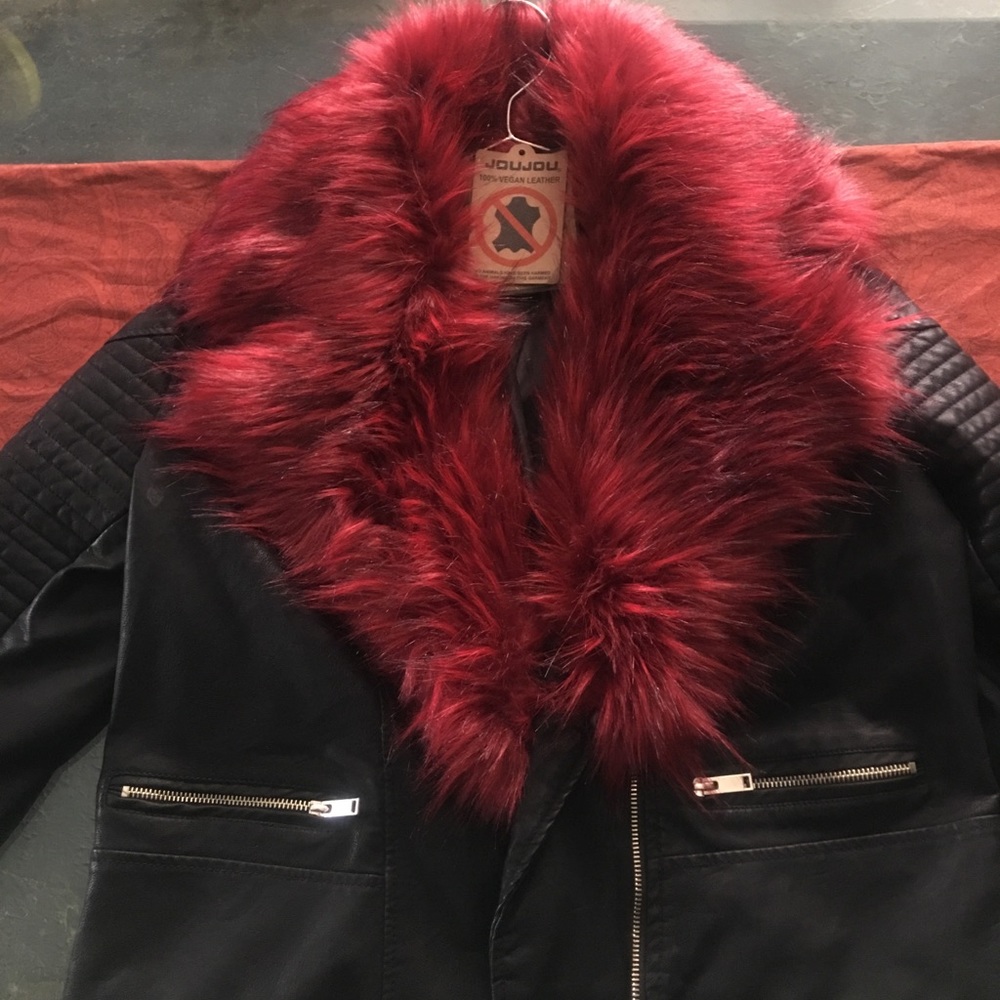 Very sharp black Moto jacket!